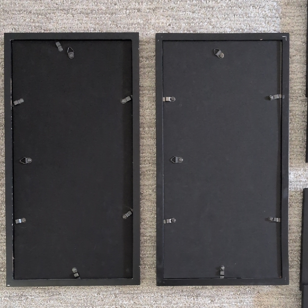 Black Photo Frame Set - Picture 3 of 7